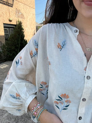 The Petal Stitch Blouse