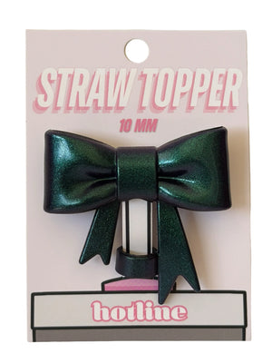 Bow Straw Toppers