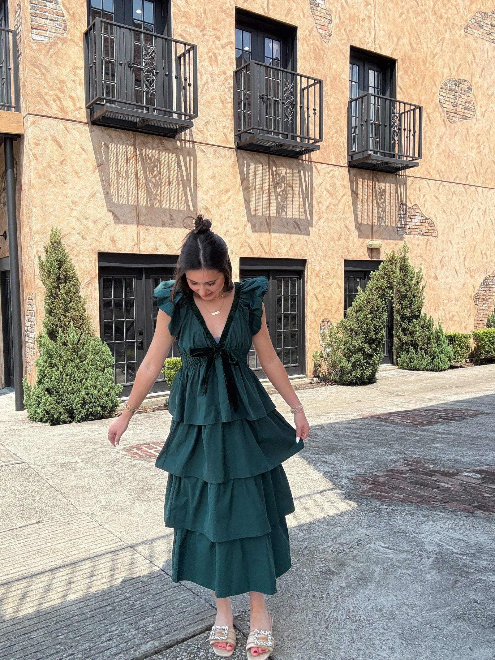 The Emerald Sway Dress