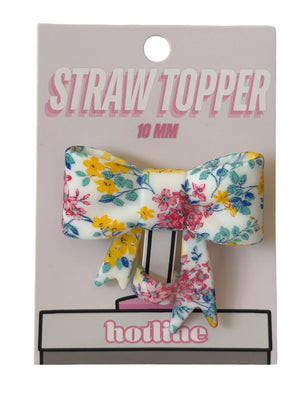 Bow Straw Toppers