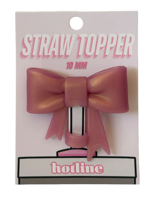 Bow Straw Toppers