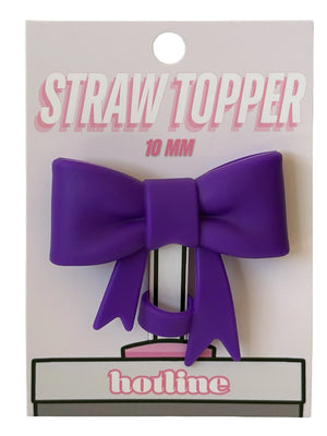 Bow Straw Toppers
