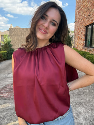 Satin Stitches Blouse