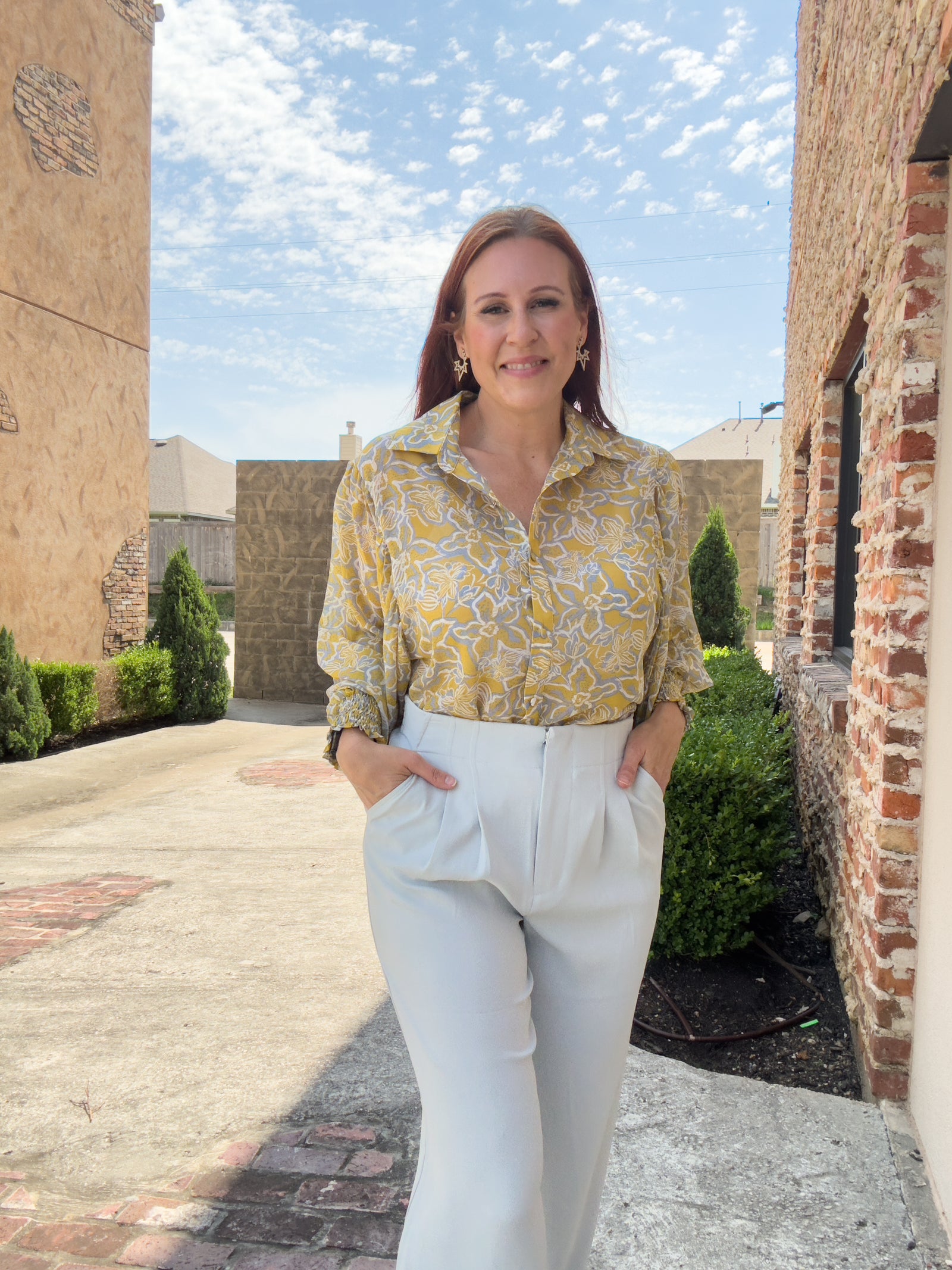 Summertime Blues Wide Leg Pant