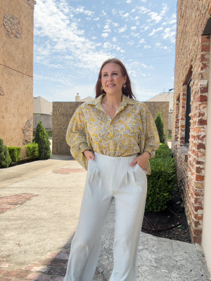 Summertime Blues Wide Leg Pant