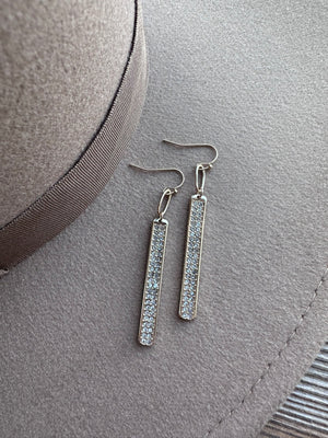 Rhinestone Drop Earrings