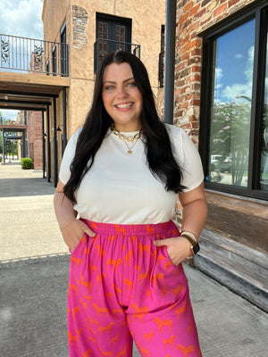 Summer Safari Wide Leg Pant