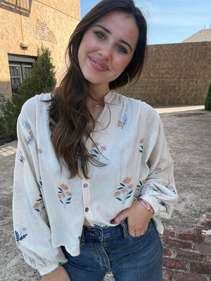 The Petal Stitch Blouse