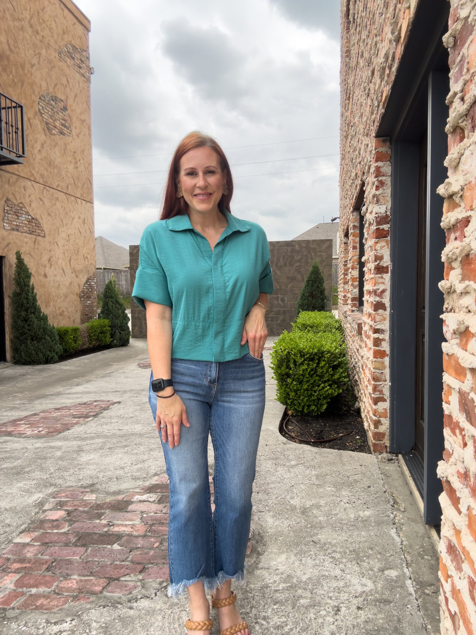 Chloe High Rise Fray Jeans