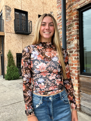 Sheer Bloom Blouse
