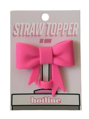 Bow Straw Toppers
