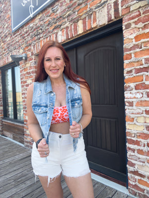 Picking Daisies Sports Bra