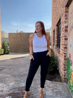 Pleated Scuba Trouser