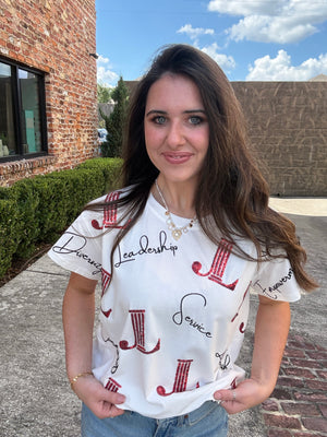 Queen of Sparkles Licensed Junior League Custom Tee