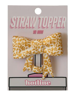 Bow Straw Toppers