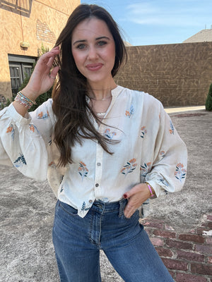 The Petal Stitch Blouse