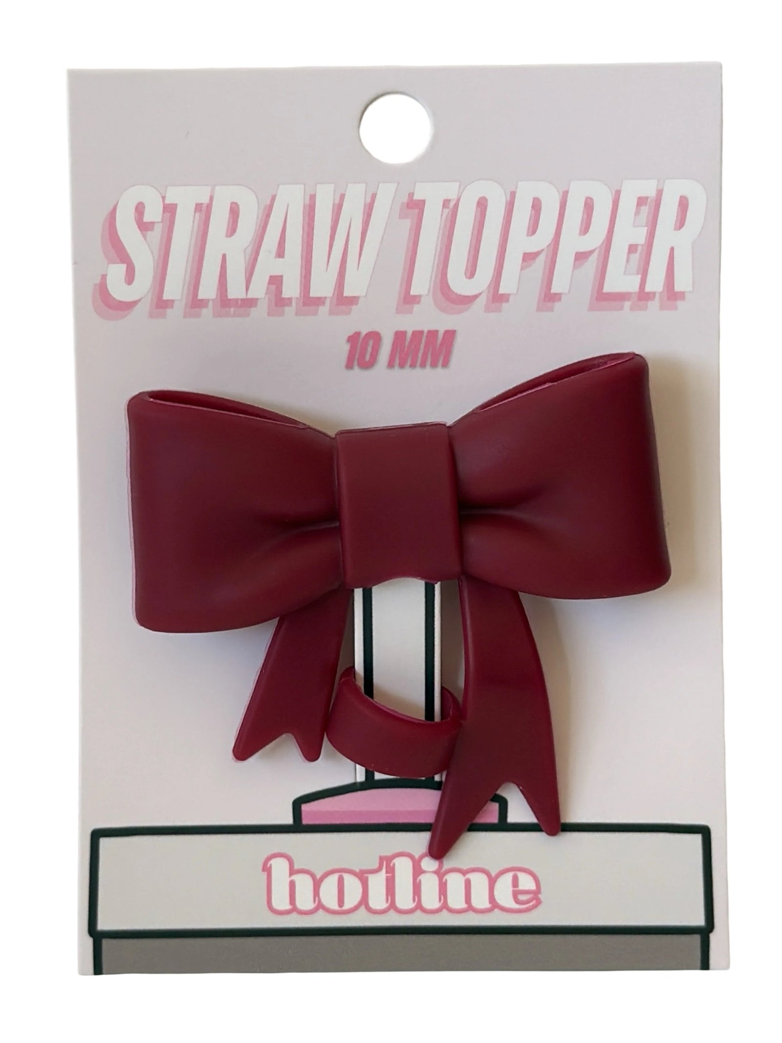 Bow Straw Toppers