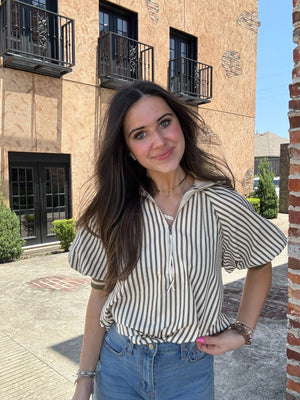 Striped Notion Blouse