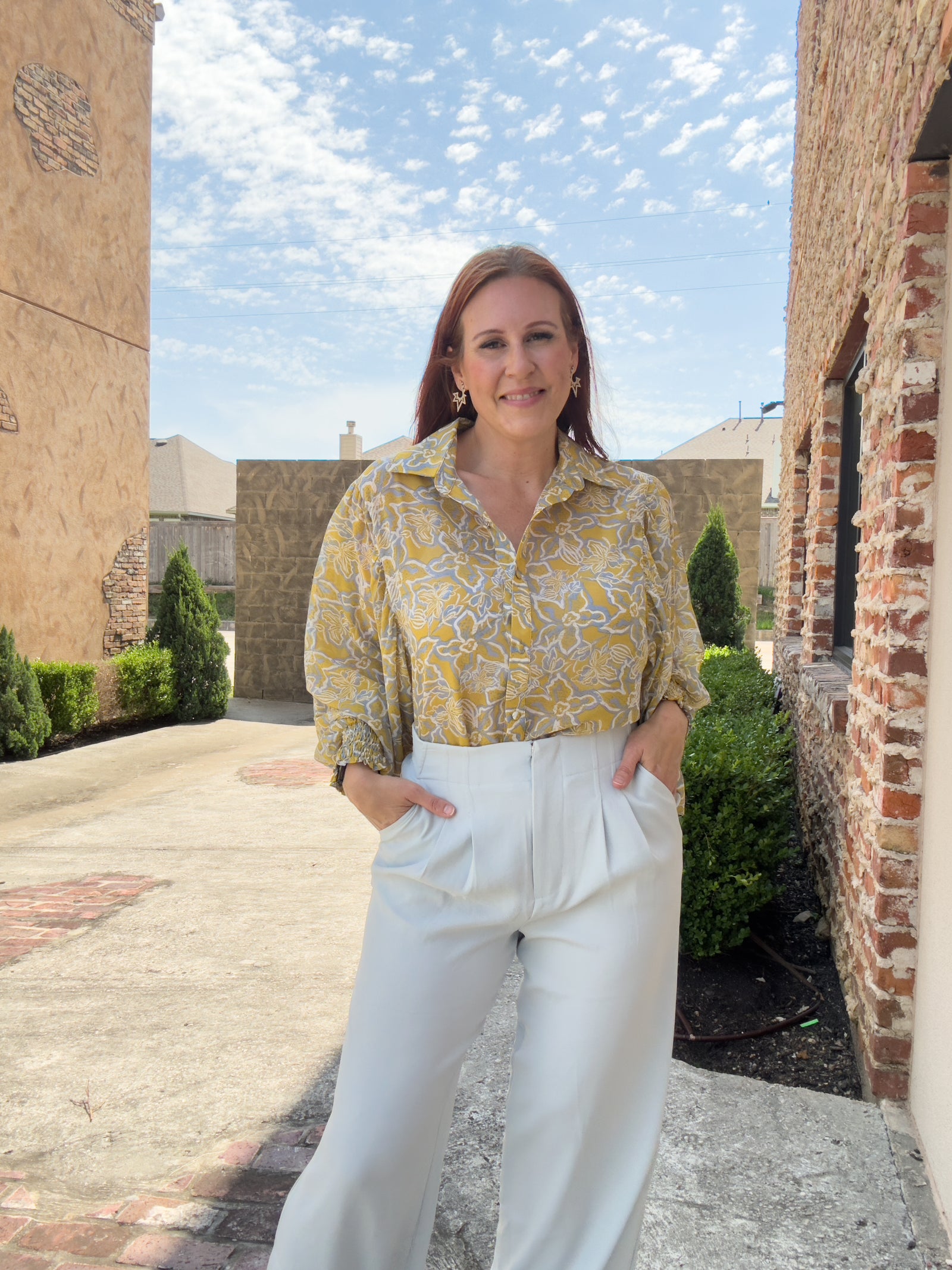 Summertime Blues Wide Leg Pant