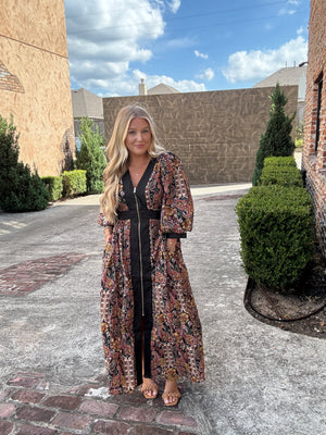 The Puffed Paisley Dress