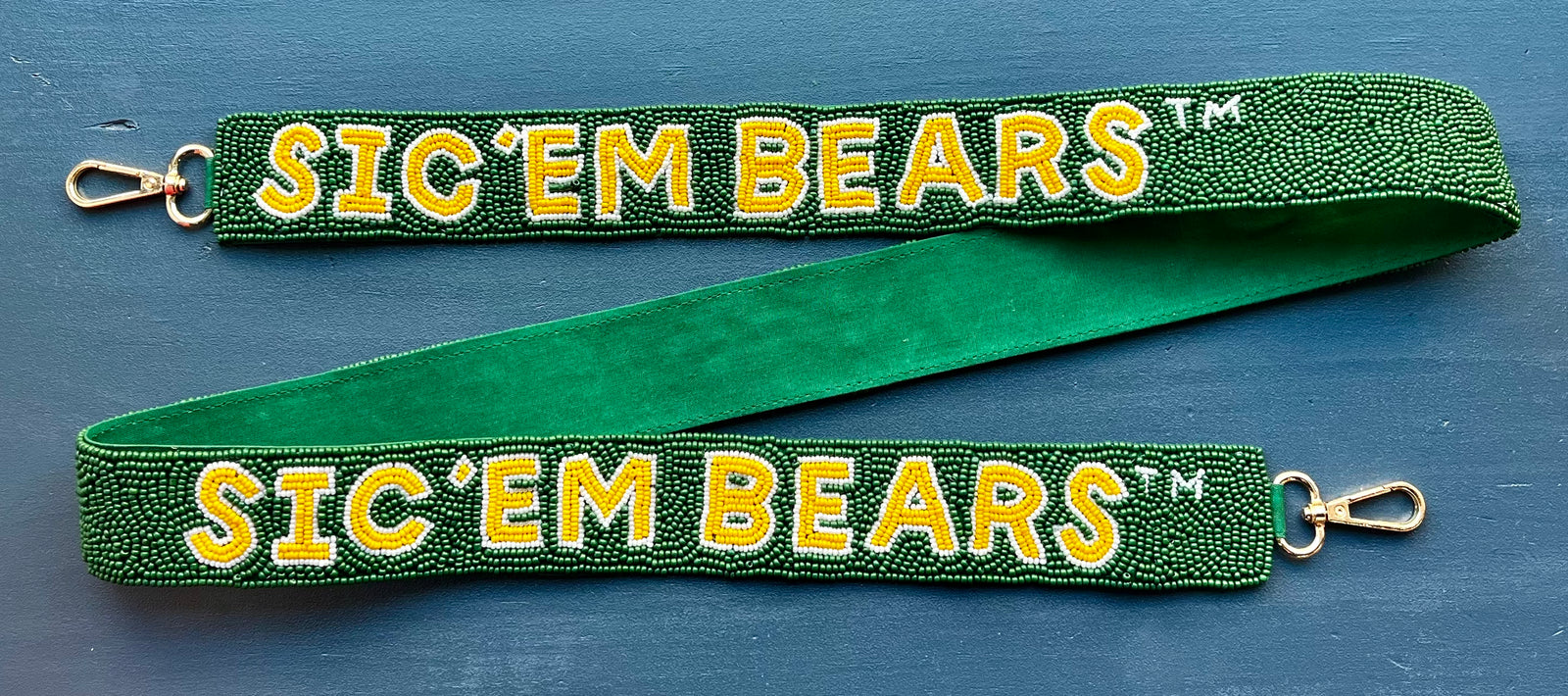 Sic'em Bears Beaded Purse Strap