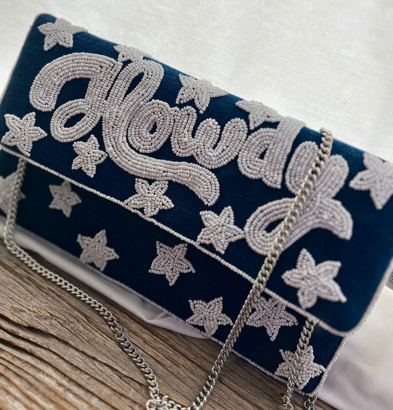 Howdy Denim Clutch