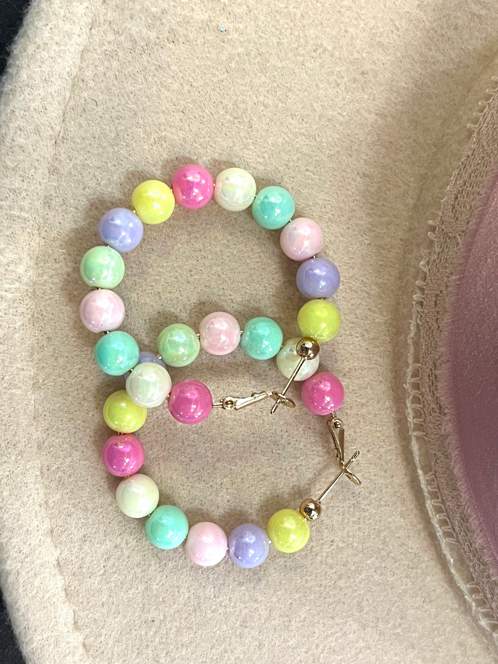 Pastel Pop Hoops
