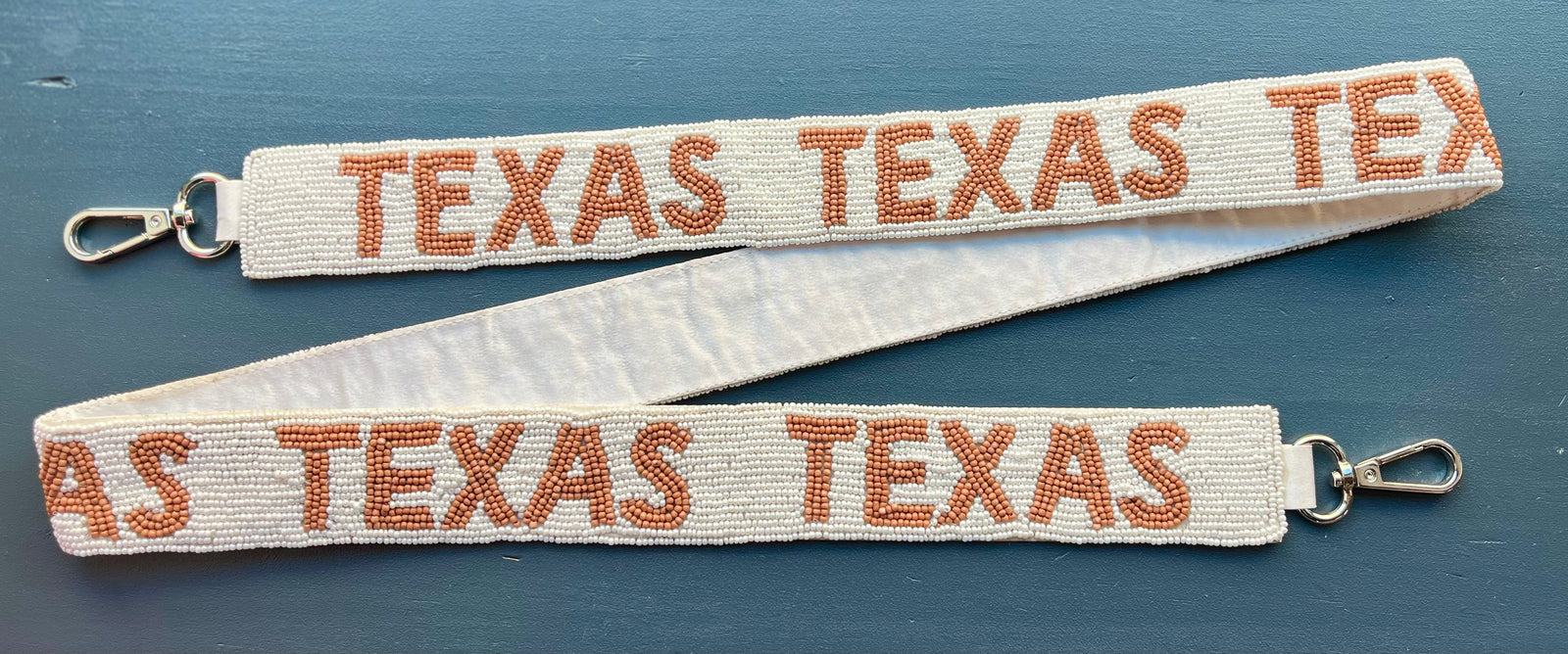University of Texas Beaded Purse Strap