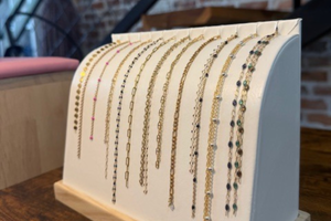 gold filled sterling silver permanent jewelry Addy & Ry Boutique Spring TX Gosling Road