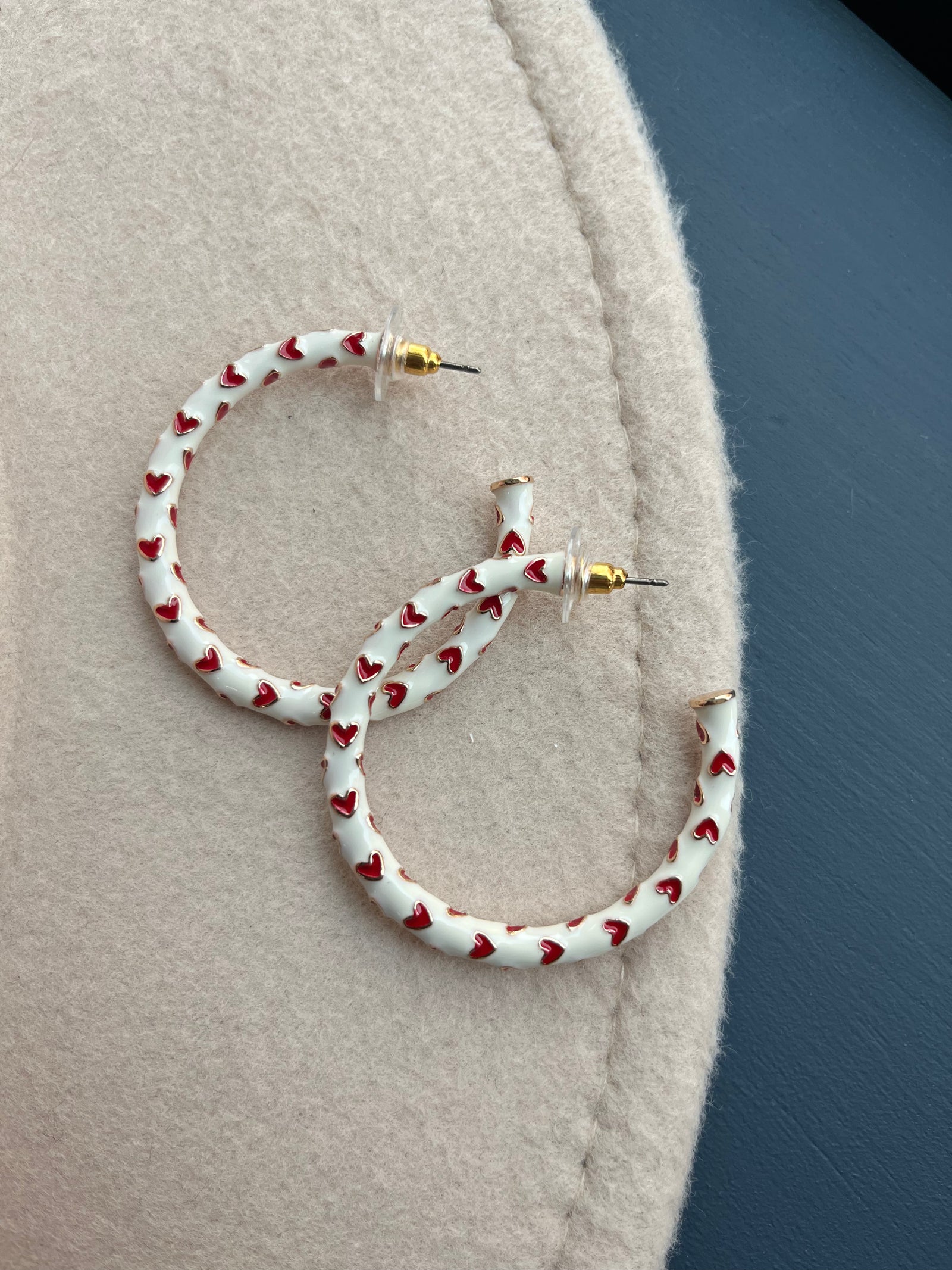 Sweetheart Red Hoops
