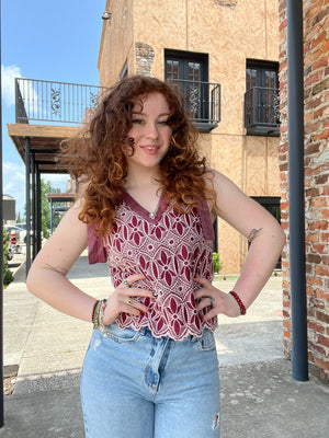 Heirloom Stitch Tank