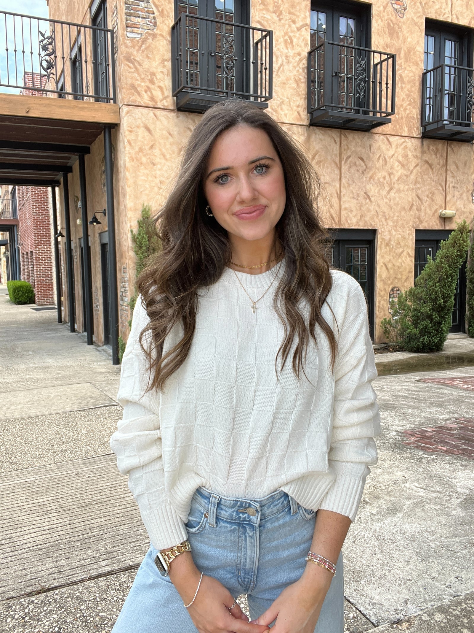 Winter White Sweater