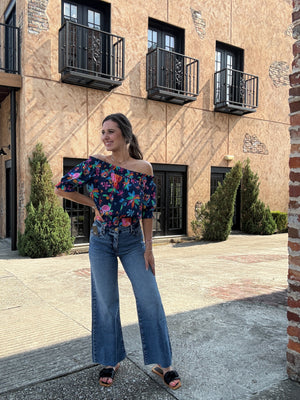 KUT from Kloth Meg High Rise Wide Leg Jeans