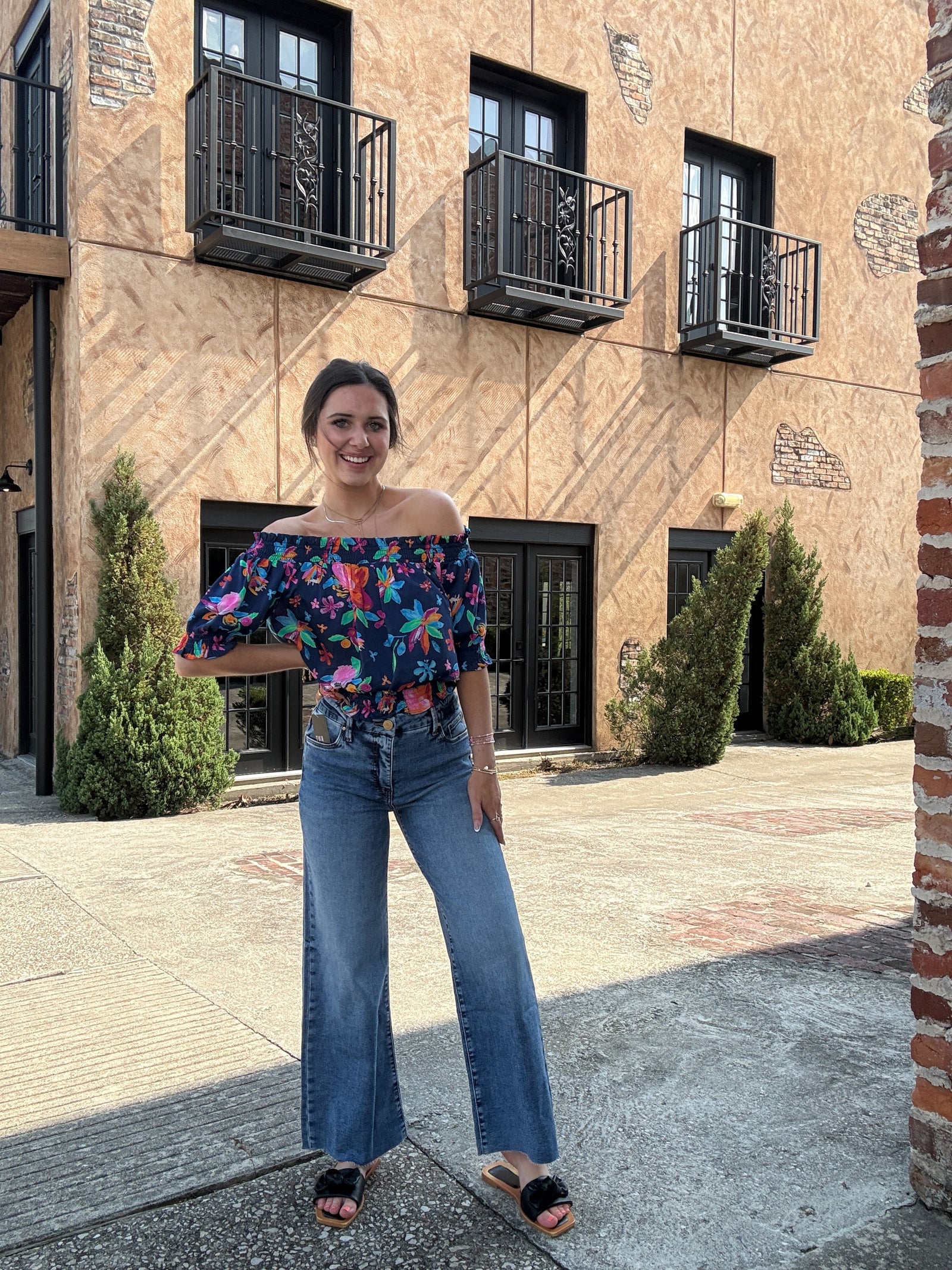 KUT from Kloth Meg High Rise Wide Leg Jeans