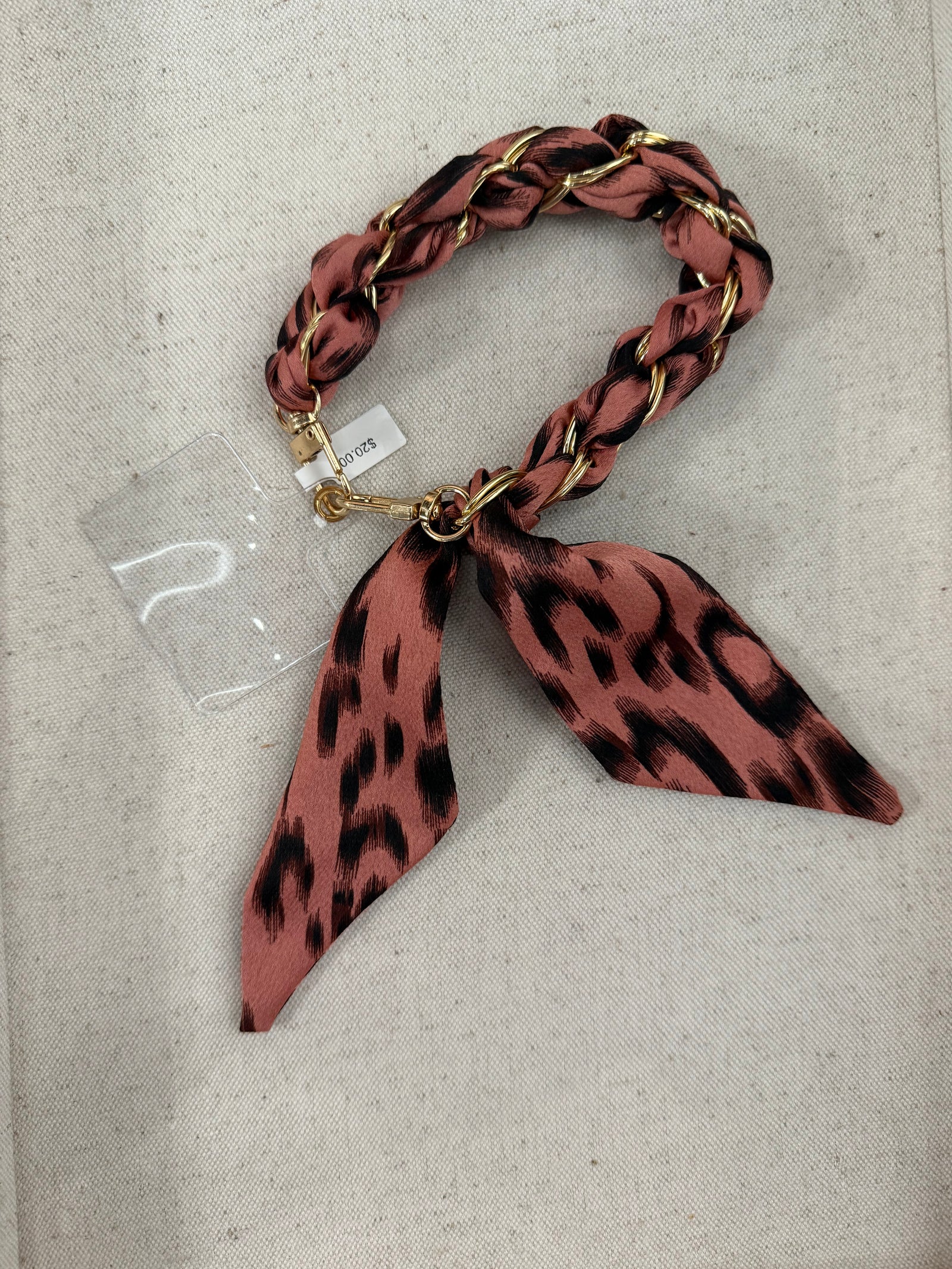 Chain & Scarf Phone Wristlet