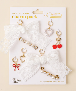 Cherry Twist Dazzle Shoe Charm Pack
