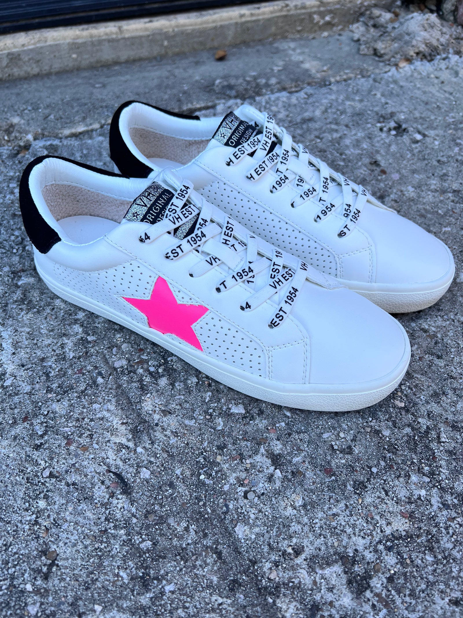 Gadol Pink & Black Pop Sneakers
