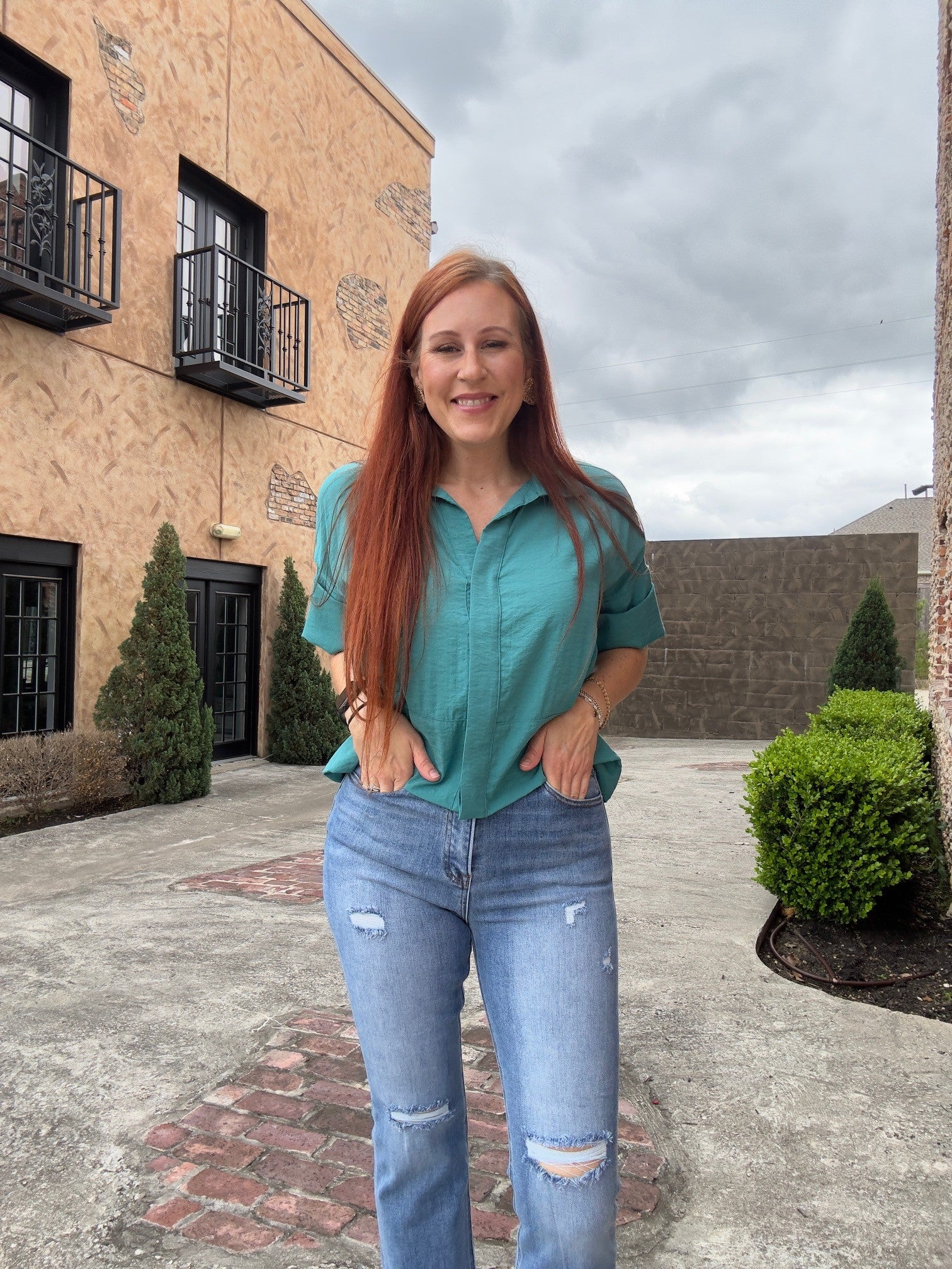 Karson High Rise Straight Leg Jeans