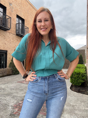 Karson High Rise Straight Leg Jeans