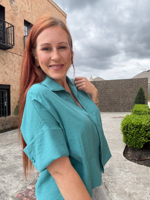 Turquoise Dreams Top