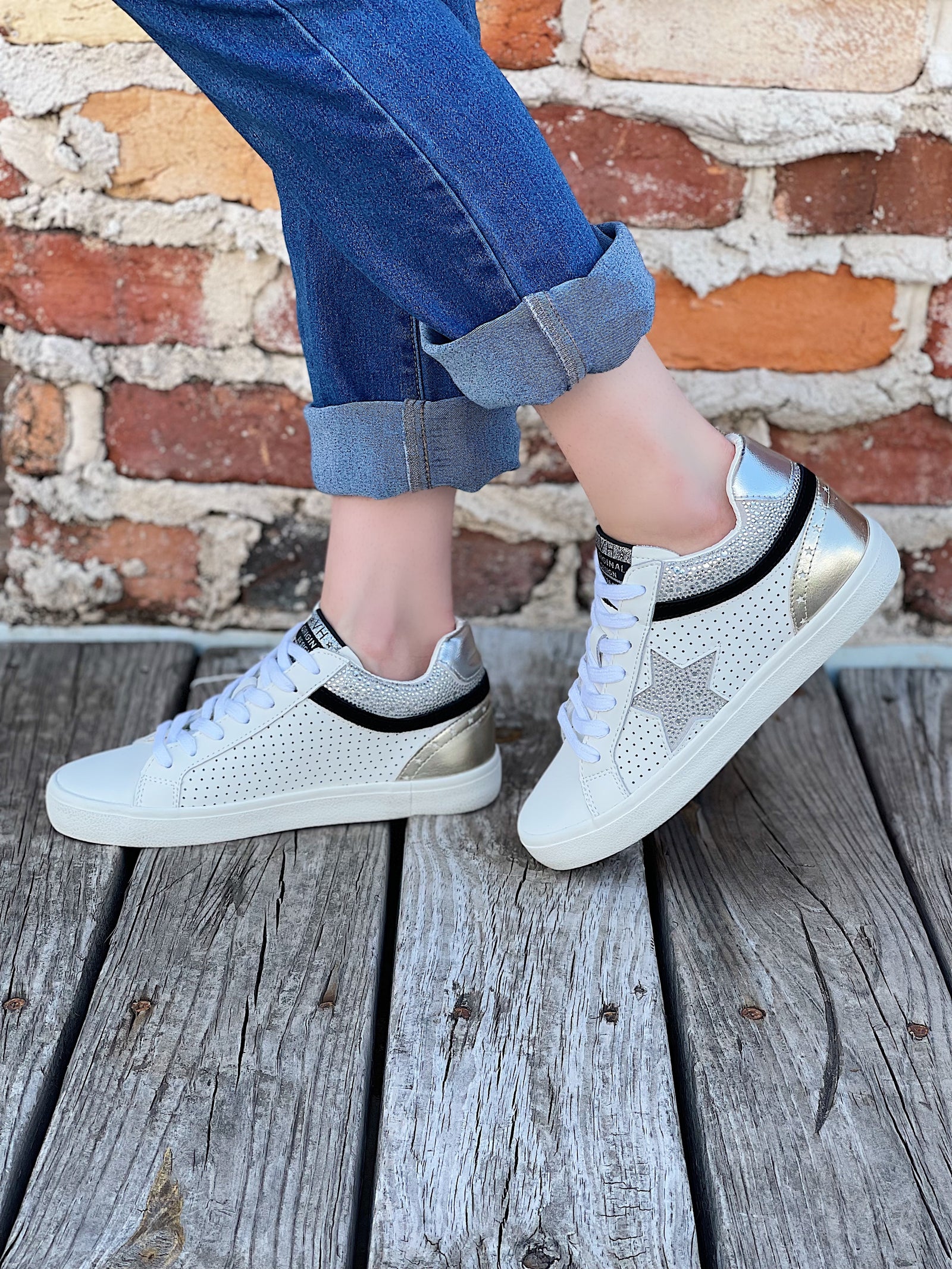 Bounce Rhinestone High Tops