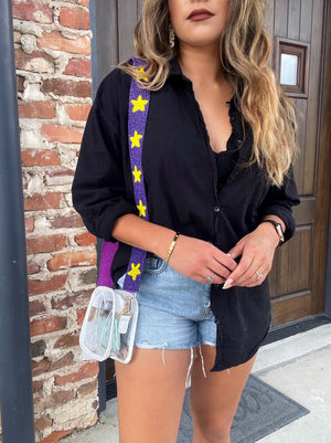 Beaded Game Day Purse Straps